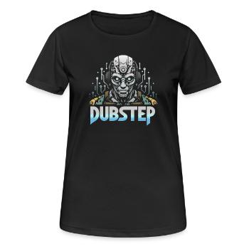 Dubstep Cyborg - Women's Breathable T-Shirt - black - Front - AI Model Female 172 light (172cm)