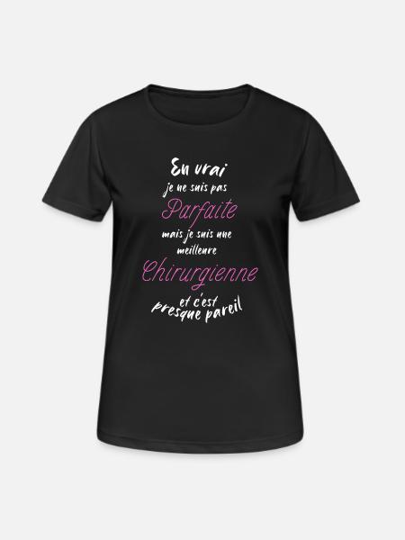 Ich bin der beste Chirurg - Frauen T-Shirt atmungsaktiv - Schwarz