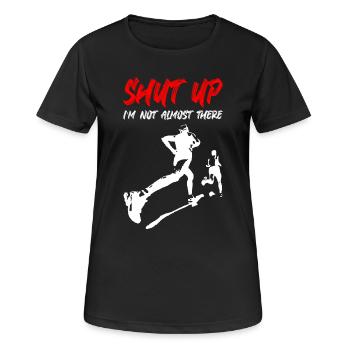 Dégagement courant - T-shirt respirant Femme - noir - Devant - AI Model Female 172 light (172cm)