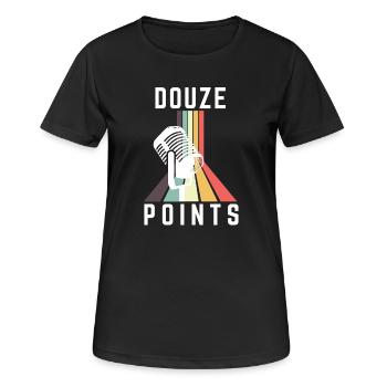 Douze Points Eurovision Song Contest - Women's Breathable T-Shirt - black - Front - AI Model Female 172 light (172cm)