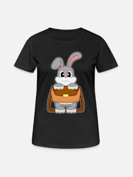 Bunny Shoulder Bag - Women's Breathable T-Shirt - black