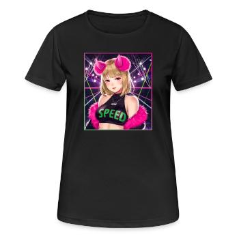 Rave girl - Women's Breathable T-Shirt - black - Front - AI Model Female 172 light (172cm)