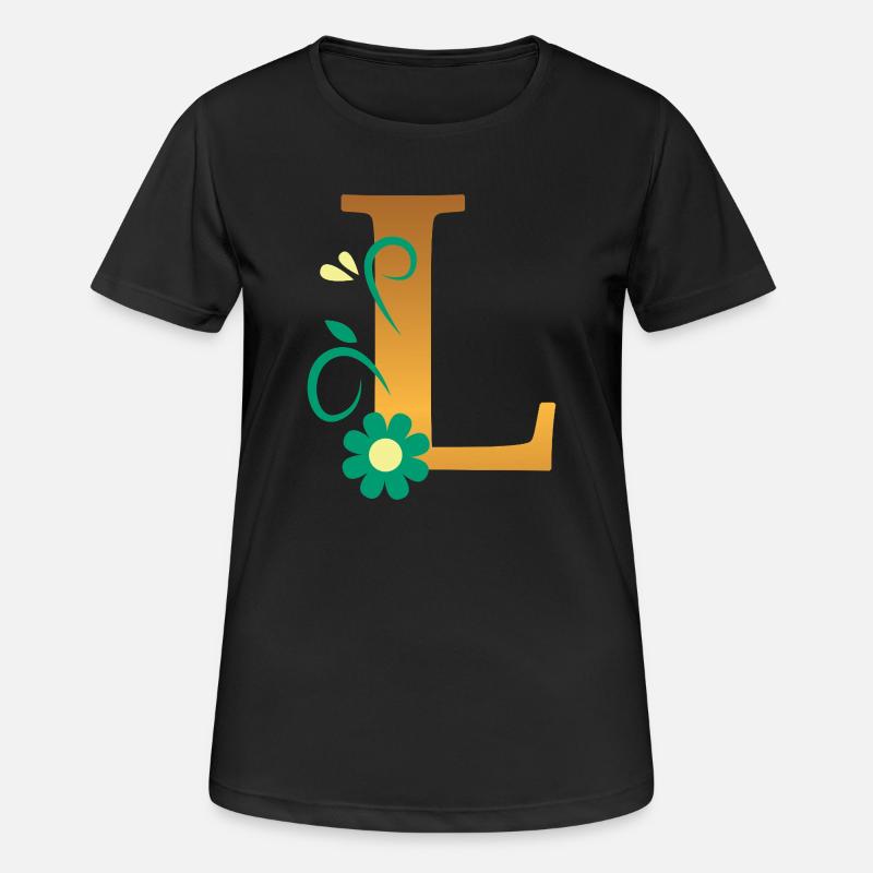 L - T-shirt respirant Femme - noir