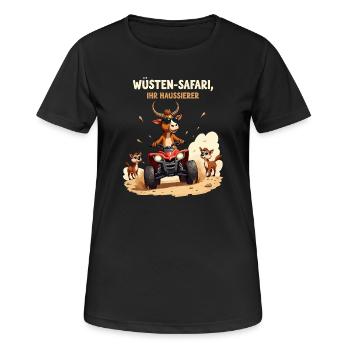 Deserts - Taurus - Women's Breathable T-Shirt - black - Front - AI Model Female 172 light (172cm)
