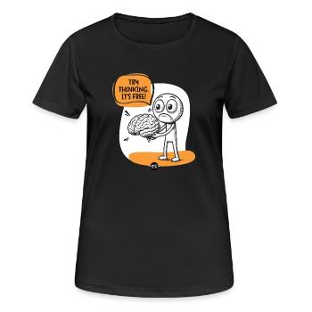 Brain. Some Assembly Required. - Women's Breathable T-Shirt - black - Front - AI Model Female 172 light (172cm)