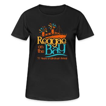 Reggae on the Bay Tee - Women's Breathable T-Shirt - black - Front - AI Model Female 172 light (172cm)