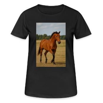 Elegance on the move - Women's Breathable T-Shirt - black - Front - AI Model Female 172 light (172cm)