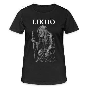 Likho - démon polonais maléfique de tous les malheurs humains, - T-shirt respirant Femme - noir - Devant - AI Model Female 172 light (172cm)