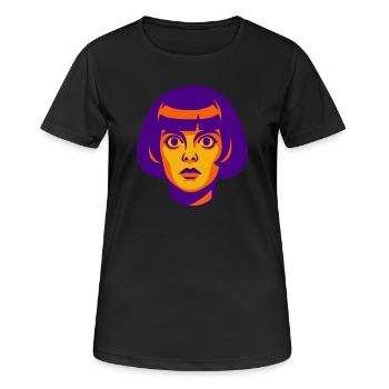 Hypno Femme Pop - T-shirt respirant Femme - noir - Devant - AI Model Female 172 light (172cm)