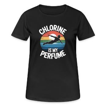 Kunstspringen Turmspringer Sprungbrett - Frauen T-Shirt atmungsaktiv - Schwarz - Vorne - AI Model Female 172 light (172cm)