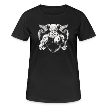 Fighting boxer - Women's Breathable T-Shirt - black - Front - AI Model Female 172 light (172cm)