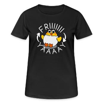 Friday - Women's Breathable T-Shirt - black - Front - AI Model Female 172 light (172cm)
