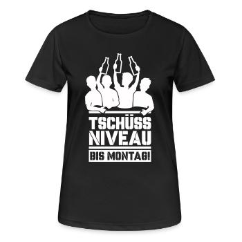 Bye bye level until Monday - Women's Breathable T-Shirt - black - Front - AI Model Female 172 light (172cm)