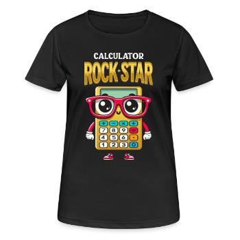 Number Day Calculator Character Design - Women's Breathable T-Shirt - black - Front - AI Model Female 172 light (172cm)