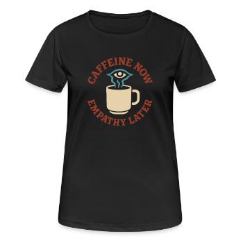 Un futur psychologue me diagnostique - T-shirt respirant Femme - noir - Devant - AI Model Female 172 light (172cm)