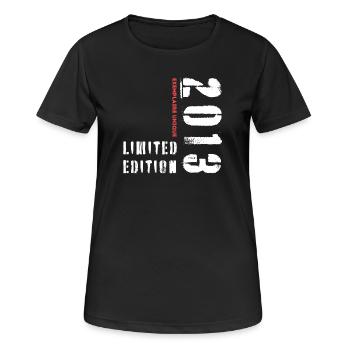 Limited Edition 2013 Exemplaire Unique - T-shirt respirant Femme - noir - Devant - AI Model Female 172 light (172cm)