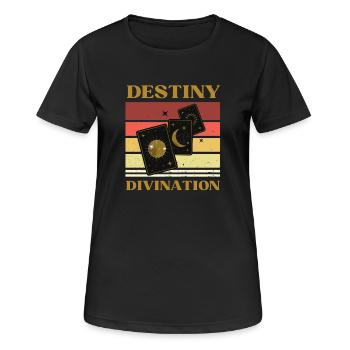 DESTINY AND TAROT DIVINATION - Women's Breathable T-Shirt - black - Front - AI Model Female 172 light (172cm)