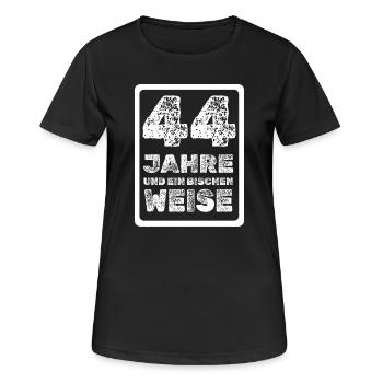 Sagesse 44 - T-shirt respirant Femme - noir - Devant - AI Model Female 172 light (172cm)