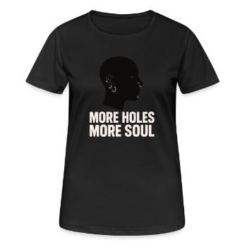 Piercing Addict Body Mod Enthusiast - Frauen T-Shirt atmungsaktiv - Schwarz - Vorne - AI Model Female 172 light (172cm)