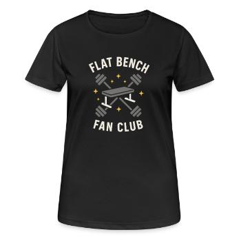 Développé couché Mememe Discover Me Bro Gym - T-shirt respirant Femme - noir - Devant - AI Model Female 172 light (172cm)
