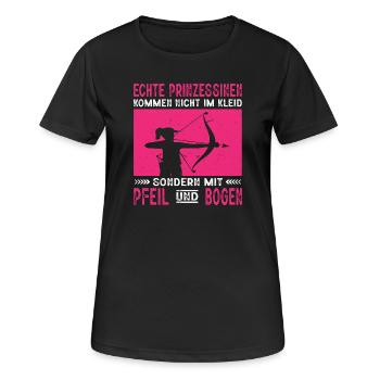 Archery Gifts Archer Archery - Women's Breathable T-Shirt - black - Front - AI Model Female 172 light (172cm)
