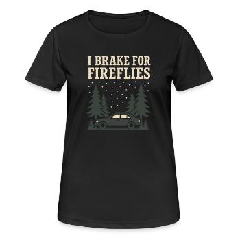 Firefly Summer Night Glow Bug Nostalgic - Women's Breathable T-Shirt - black - Front - AI Model Female 172 light (172cm)