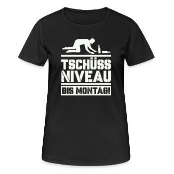 Bye bye level until Monday - Women's Breathable T-Shirt - black - Front - AI Model Female 172 light (172cm)