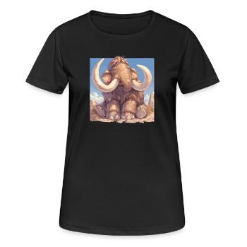 Mammouths Mammouth - T-shirt respirant Femme - noir - Devant - AI Model Female 172 light (172cm)
