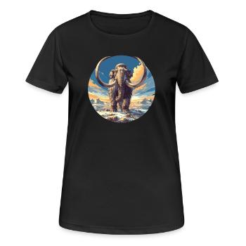 Mammouths Mammouth - T-shirt respirant Femme - noir - Devant - AI Model Female 172 light (172cm)