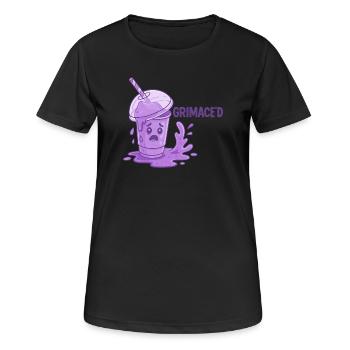 Grimace Shake Chaos - Frauen T-Shirt atmungsaktiv - Schwarz - Vorne - AI Model Female 172 light (172cm)