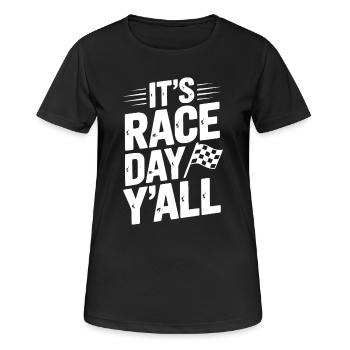 It’s Race Day Y’all - Women's Breathable T-Shirt - black - Front - AI Model Female 172 light (172cm)