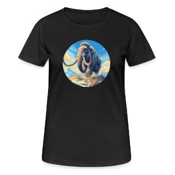 Mammouths Mammouth - T-shirt respirant Femme - noir - Devant - AI Model Female 172 light (172cm)