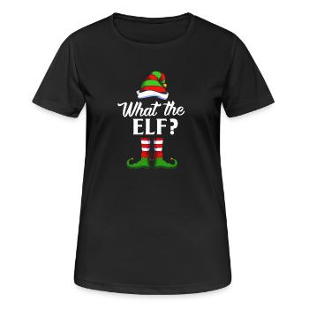 Elf Elf Christmas Gift - Women's Breathable T-Shirt - black - Front - AI Model Female 172 light (172cm)