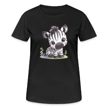 Zebras Zebra - Women's Breathable T-Shirt - black - Front - AI Model Female 172 light (172cm)