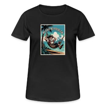 No Ship No Problem - Women's Breathable T-Shirt - black - Front - AI Model Female 172 light (172cm)