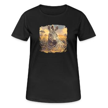 Zebras Zebra - Women's Breathable T-Shirt - black - Front - AI Model Female 172 light (172cm)
