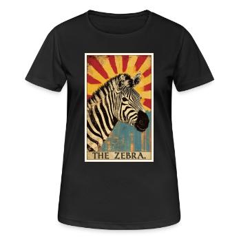 Zebras Zebra - Women's Breathable T-Shirt - black - Front - AI Model Female 172 light (172cm)