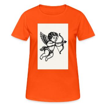 Angel - Women's Breathable T-Shirt - neon orange - Front - AI Model Female 172 dark (172cm)