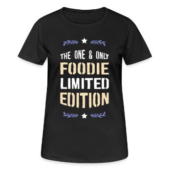 One and Only Foodie Limited Edition - Women's Breathable T-Shirt - black - Front - AI Model Female 172 light (172cm)