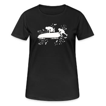 Bob Team Brakeman Bob - Women's Breathable T-Shirt - black - Front - AI Model Female 172 light (172cm)