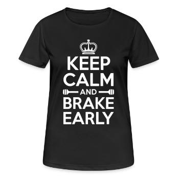 Moniteur d'auto-école École de conduite Moniteur d'auto-école sympa - T-shirt respirant Femme - noir - Devant - AI Model Female 172 light (172cm)