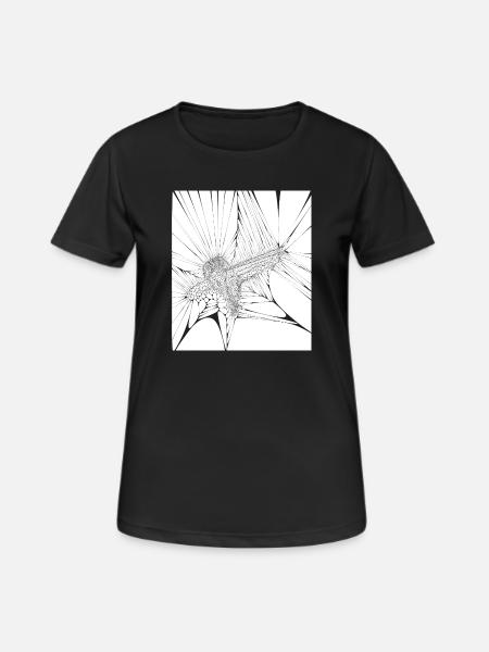 Révolte - T-shirt respirant Femme - noir
