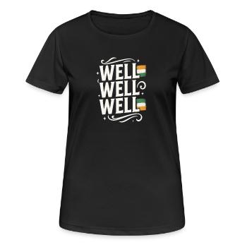 Well Well Well with Indian Flag - Women's Breathable T-Shirt - black - Front - AI Model Female 172 light (172cm)