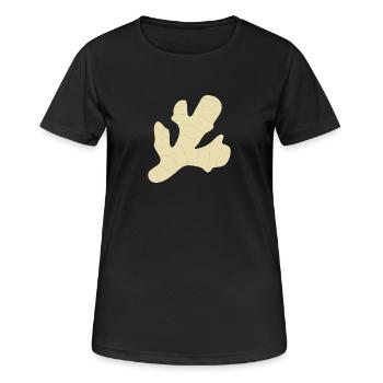 gingembre - T-shirt respirant Femme - noir - Devant - AI Model Female 172 light (172cm)