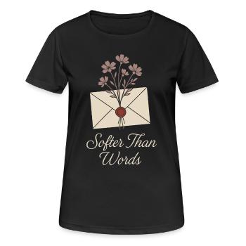 Funeral, Florist, Commemorative Arrangement, Sympathy - Women's Breathable T-Shirt - black - Front - AI Model Female 172 light (172cm)