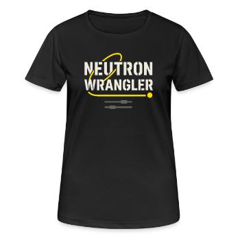 Fier - T-shirt respirant Femme - noir - Devant - AI Model Female 172 light (172cm)