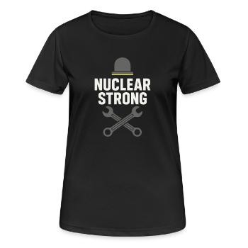 Fier - T-shirt respirant Femme - noir - Devant - AI Model Female 172 light (172cm)