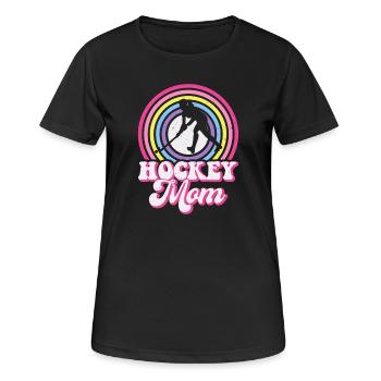 Hockey Eishockey Eishockeyspieler Geschenk - Women's Breathable T-Shirt - black - Front - AI Model Female 172 light (172cm)