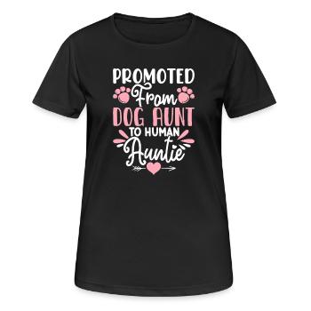 Tante Cadeau Meilleure Tante Du Monde - T-shirt respirant Femme - noir - Devant - AI Model Female 172 light (172cm)