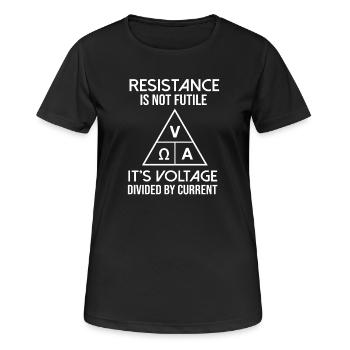 Physics Physicist Physics Student Physics Teacher - Women's Breathable T-Shirt - black - Front - AI Model Female 172 light (172cm)